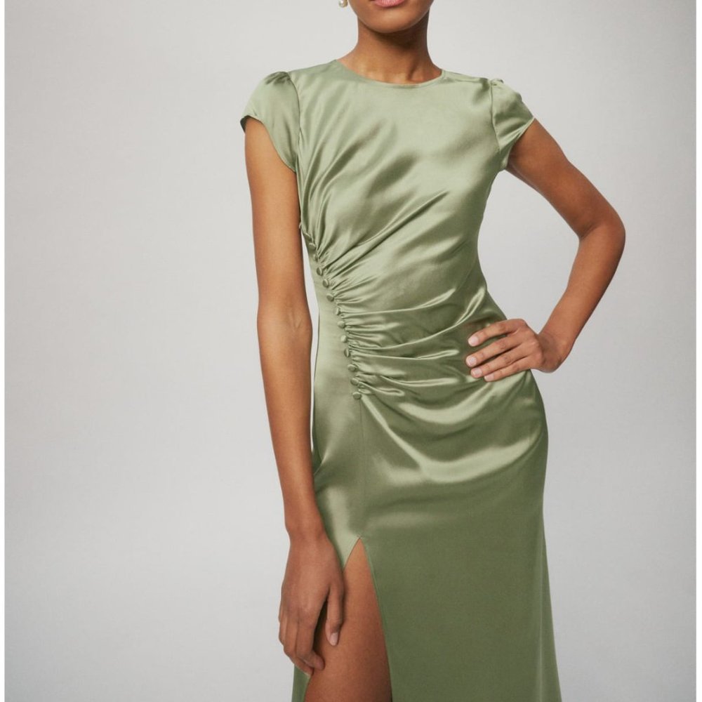 Reformation Birch Dress - Artichoke